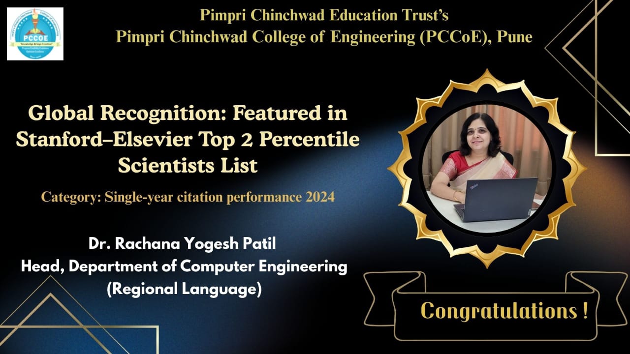Dr. Rachana Patil featured in Stanford University Elsevier Global Top 2 Percentile Scientists List 2024